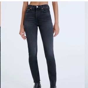 RE/ DONE Stretch High Ride Ankle Crop